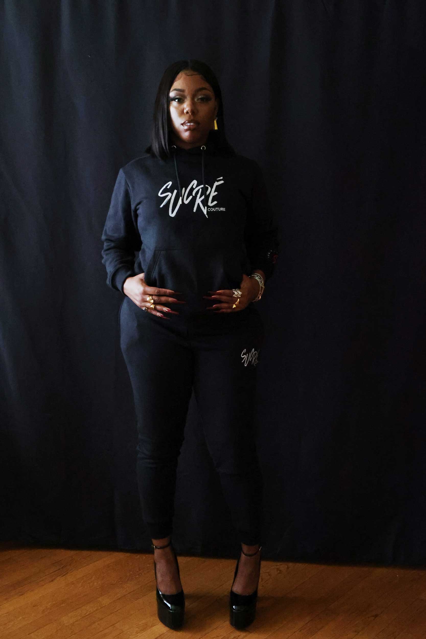 Sucré Hoodie Set (Rouge)
